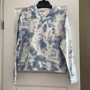 Aerie super soft, tie-dye, hooded sweatshirt, size large